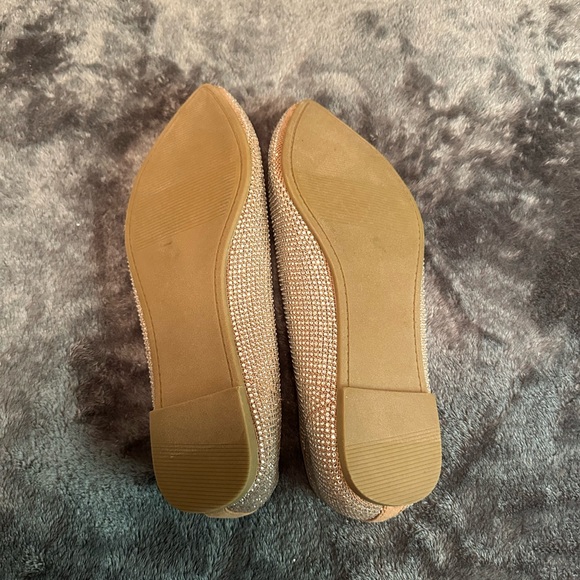 Torrid Tan Rhinestone Flats - Picture 3 of 3